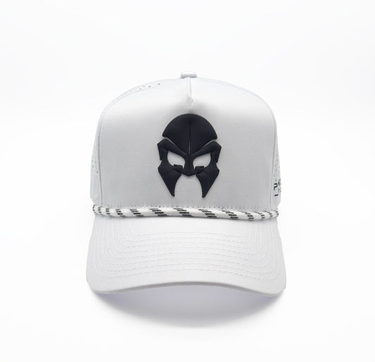 Oversized Logo Cap - White